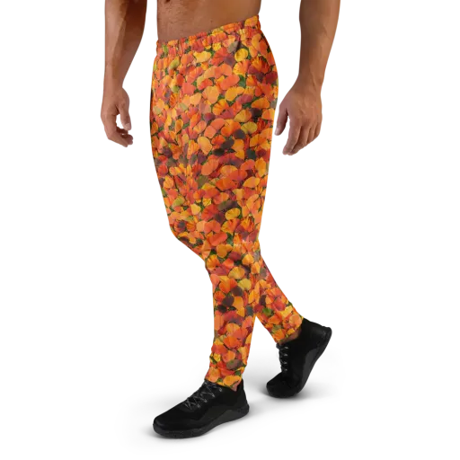 Ginkgo Inferno on a Men's Joggers