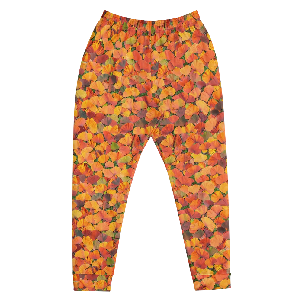 Ginkgo Inferno on Men's Joggers — Front