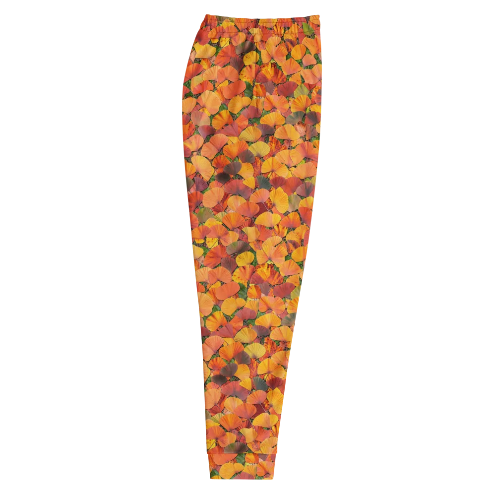 Ginkgo Inferno on Men's Joggers — Right