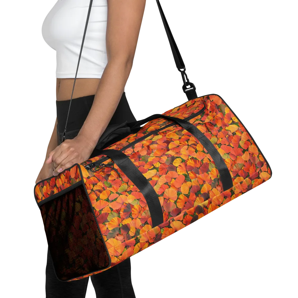 Ginkgo Inferno on Duffle Bag — Front