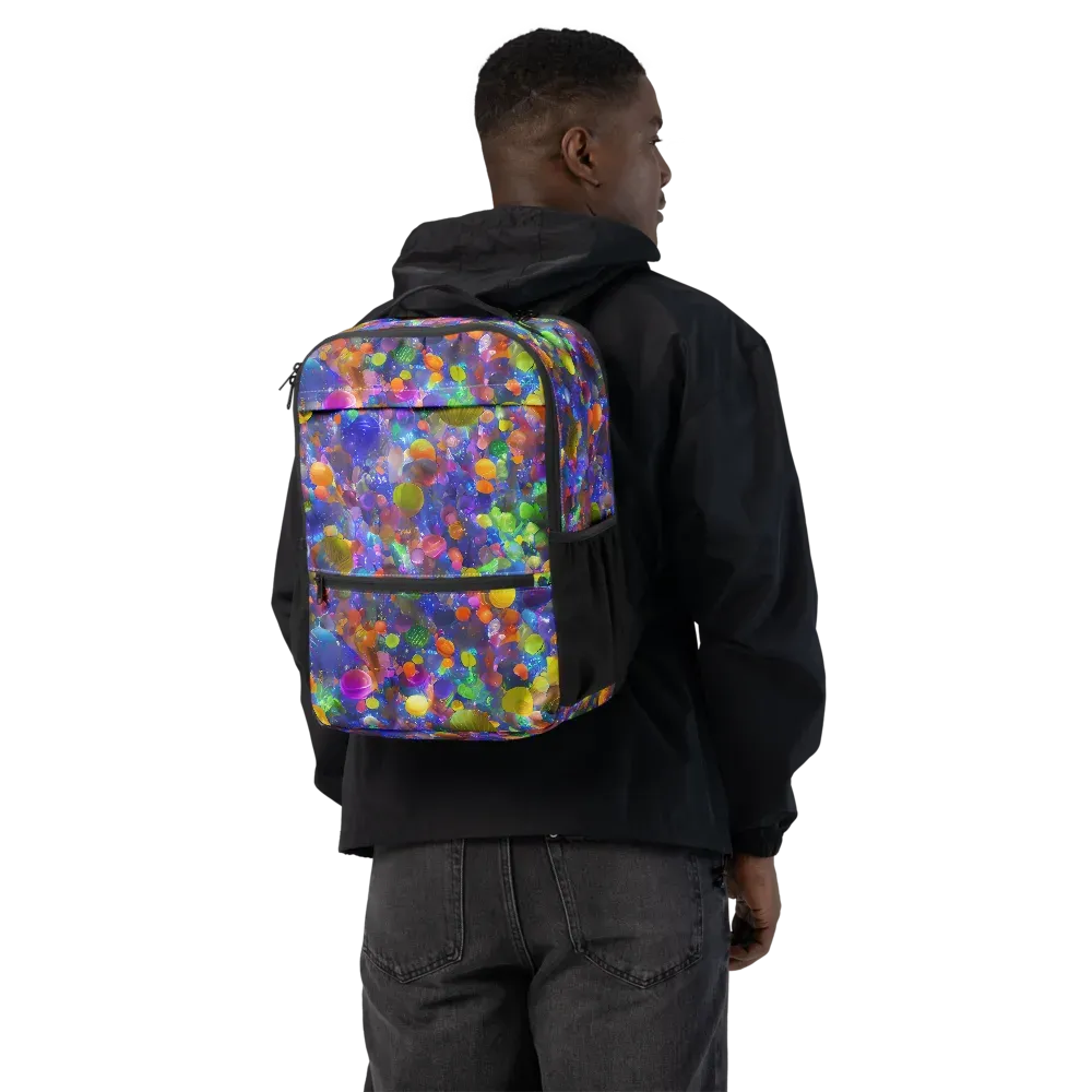 Chromatic Candy on Utility Backpack — Back