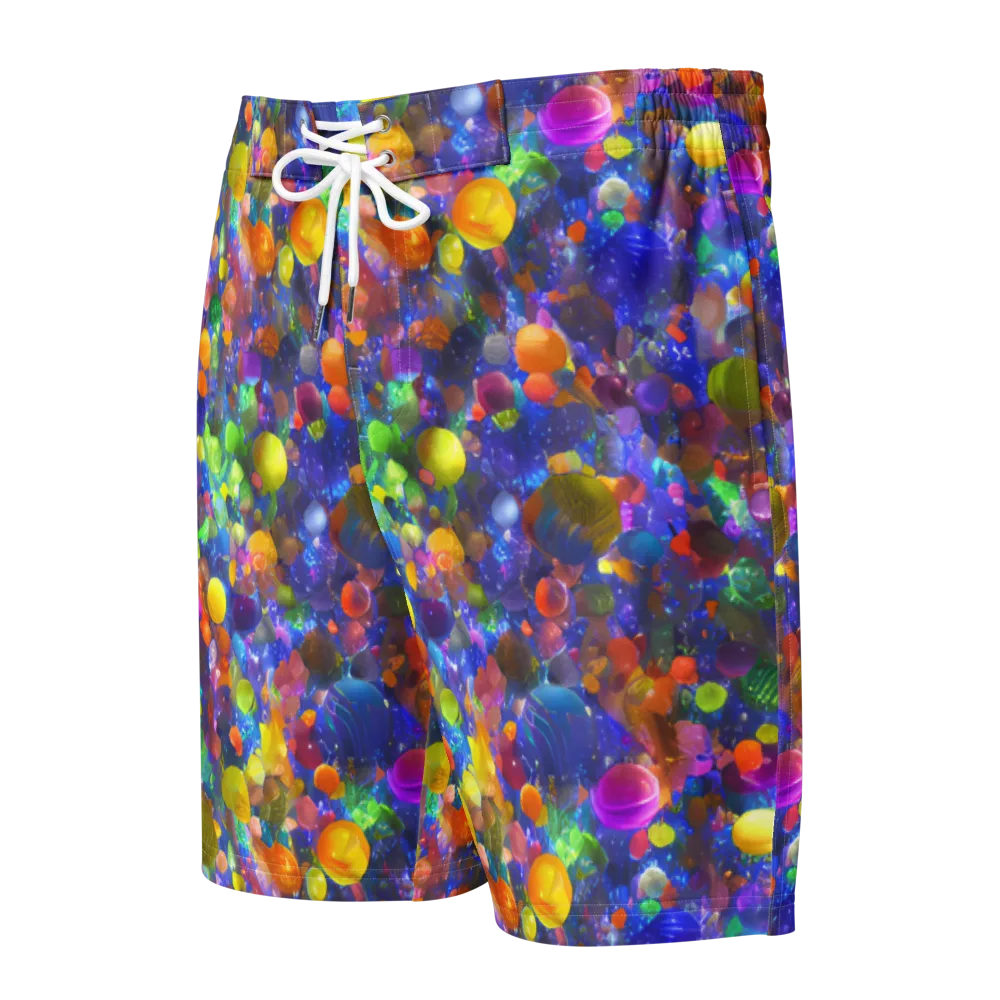 Chromatic Candy on Men's Board Shorts — Front