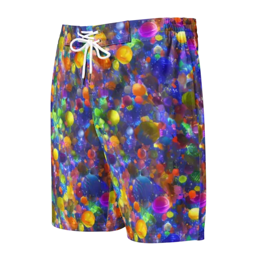 Chromatic Candy on a Men's Board Shorts