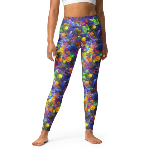 Chromatic Candy on a Yoga Leggings