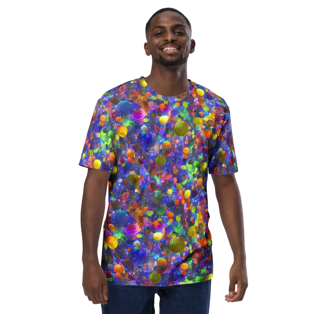 Chromatic Candy on Men's Crew Neck T-Shirt — Front