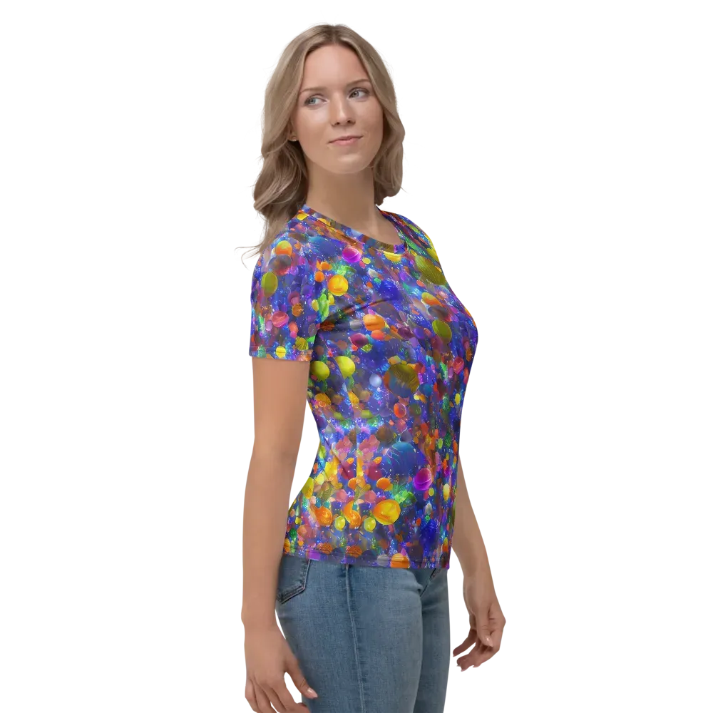 Chromatic Candy on Women's Crew Neck T-Shirt — Right