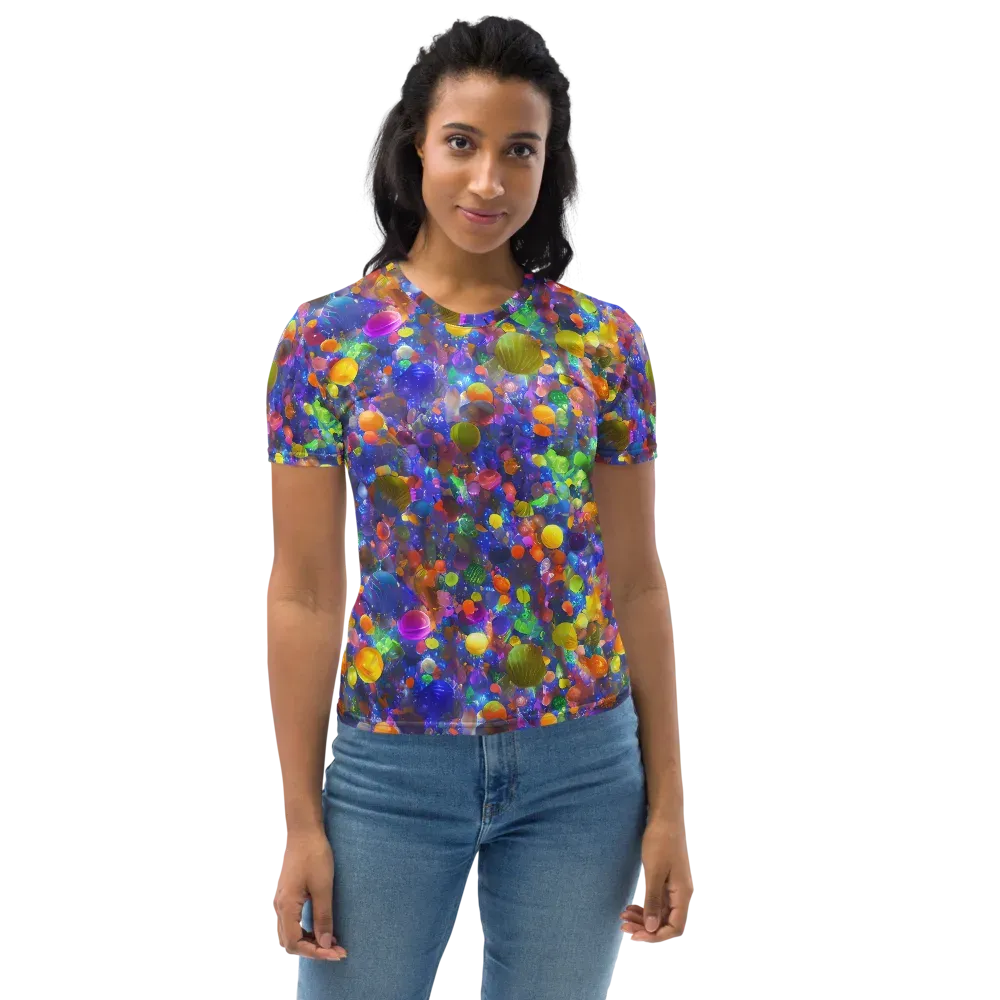 Chromatic Candy on Women's Crew Neck T-Shirt — Front