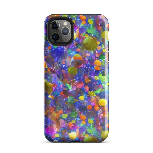 Chromatic Candy on a Tough Case for iPhone®