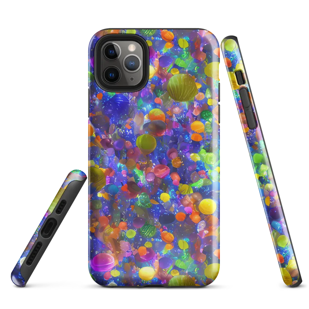 Chromatic Candy on Tough Case for iPhone® — Front