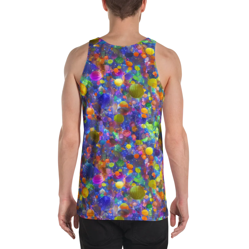 Chromatic Candy on Men's Tank Top — Back