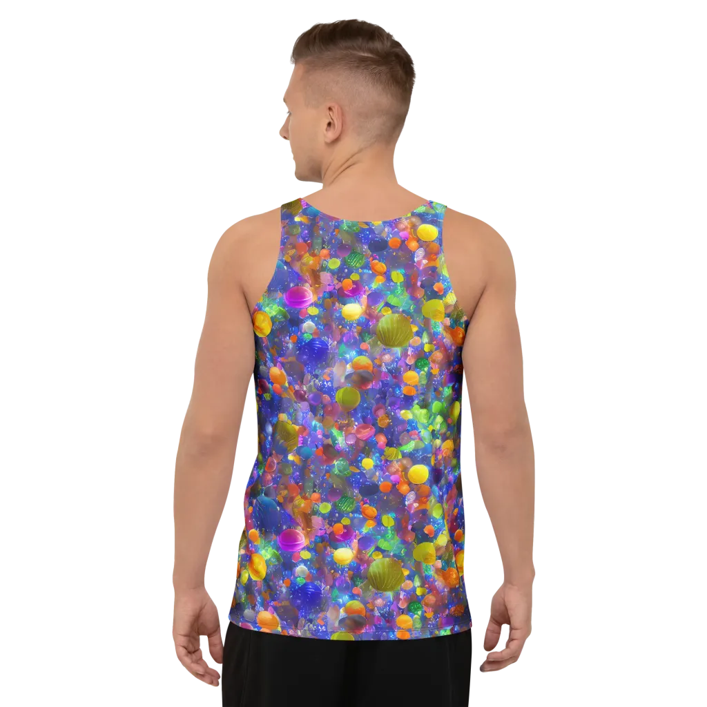Chromatic Candy on Men's Tank Top — Back