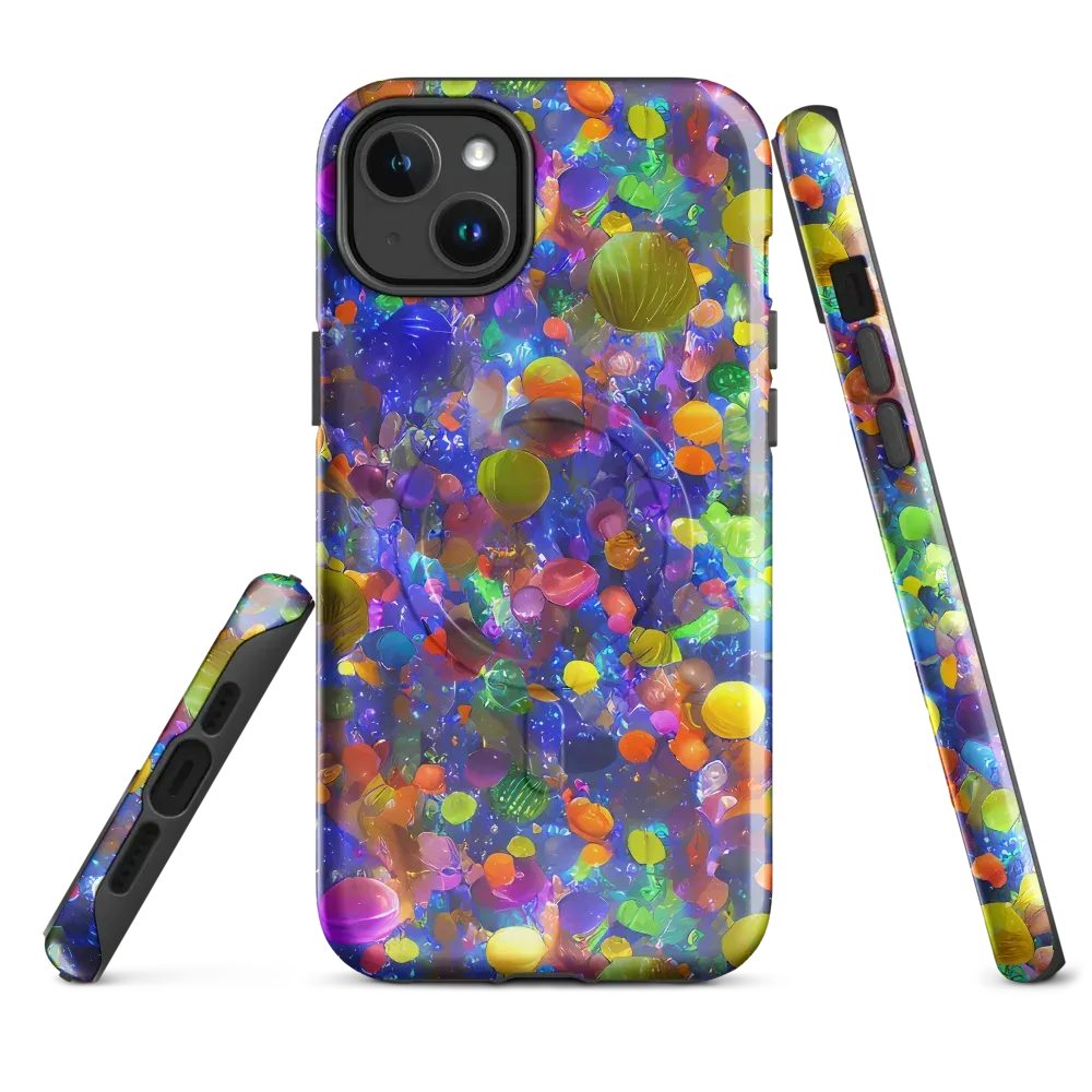 Chromatic Candy on MagSafe Tough Case for iPhone® — Front
