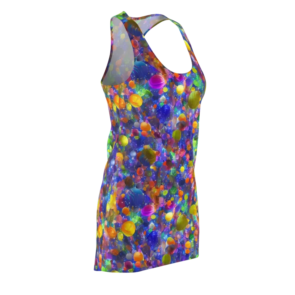 Chromatic Candy on Racerback Dress — Front Side