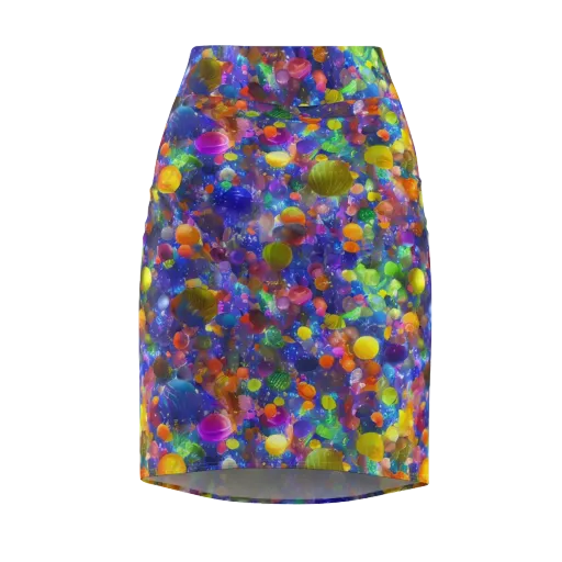 Chromatic Candy on a Pencil Skirt