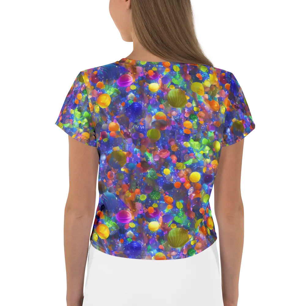 Chromatic Candy on Crop Tee — Back