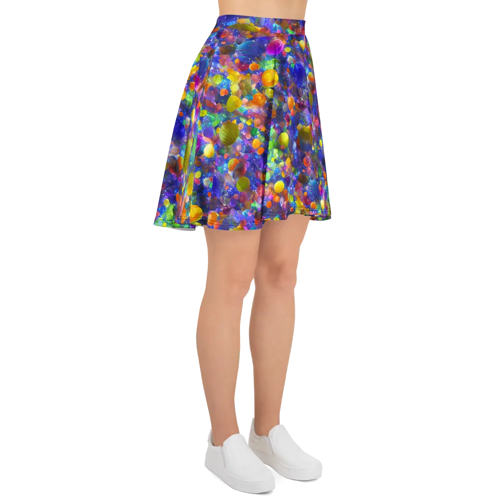 Chromatic Candy on Skater Skirt — Right