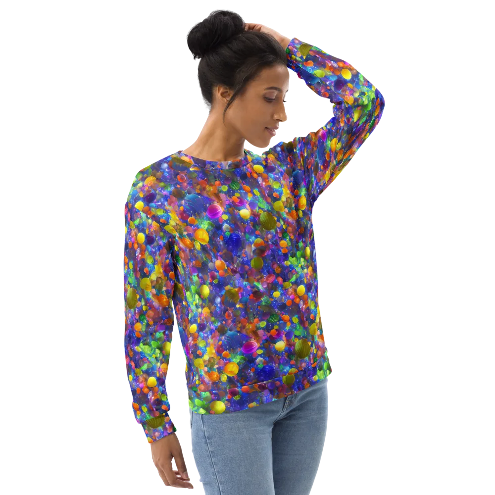 Chromatic Candy on Sweatshirt — Right Front