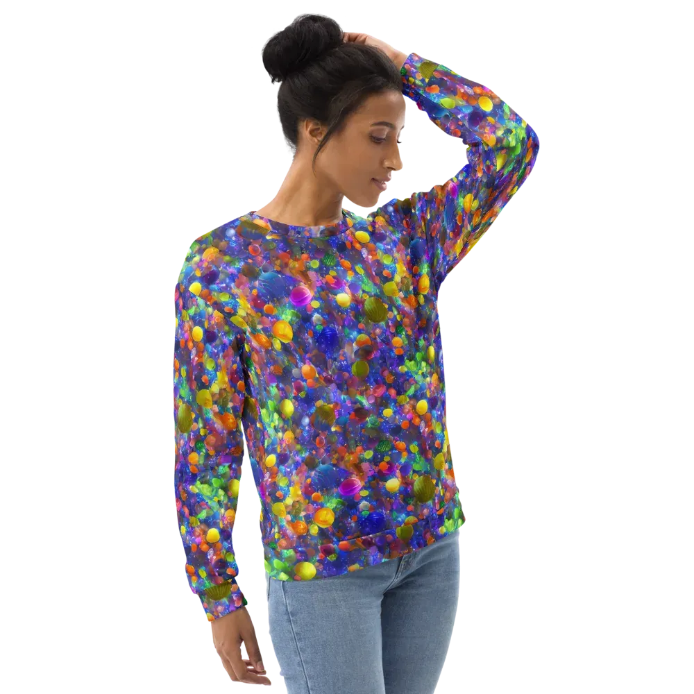 Chromatic Candy on Sweatshirt — Right Front