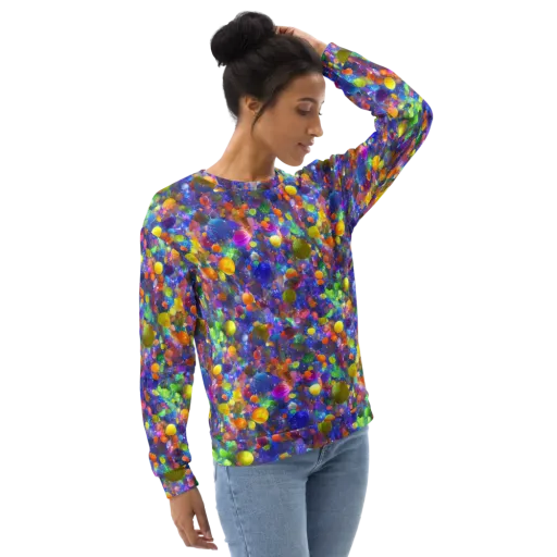 Chromatic Candy on a Sweatshirt