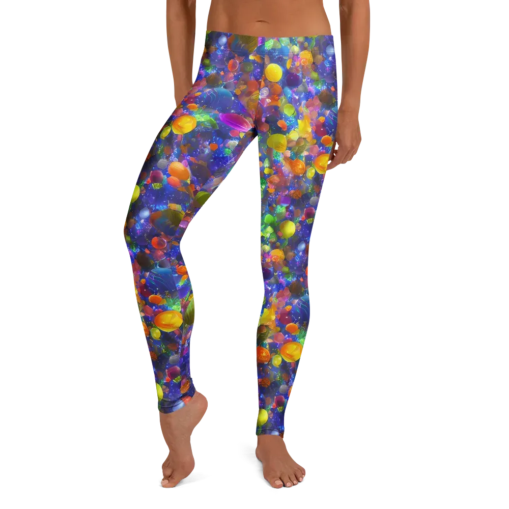 Chromatic Candy on Leggings — Front