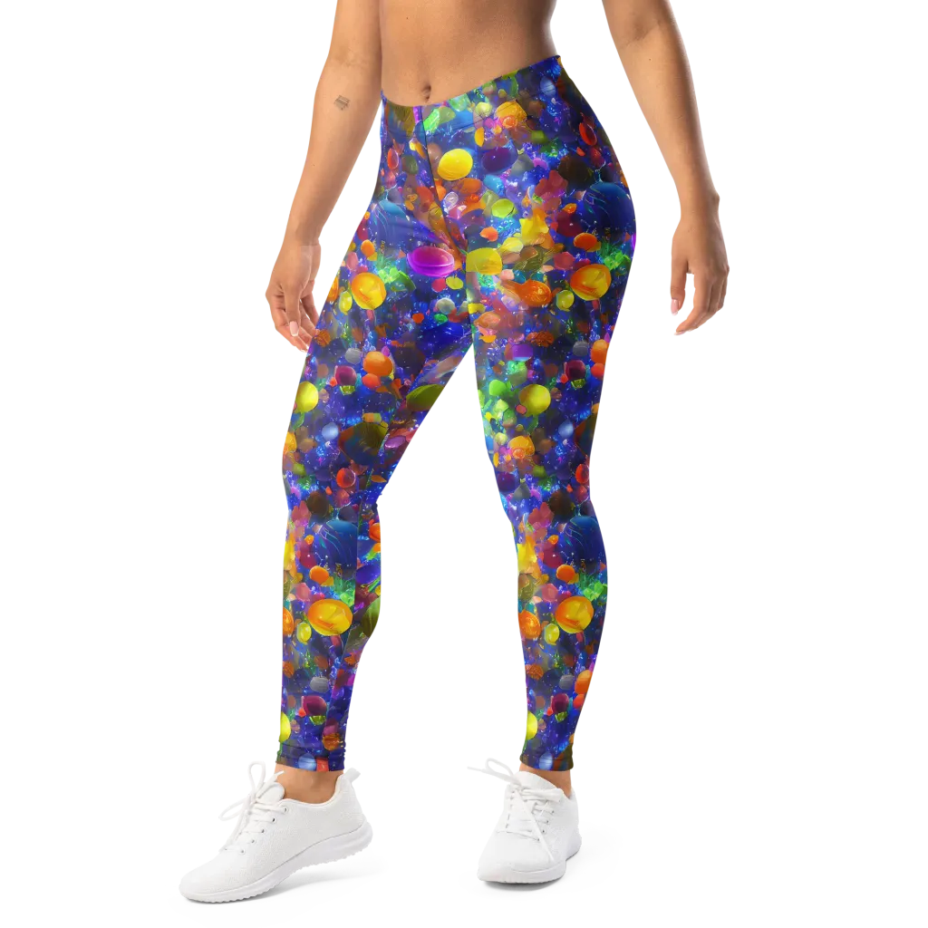 Chromatic Candy on Leggings — Left Front