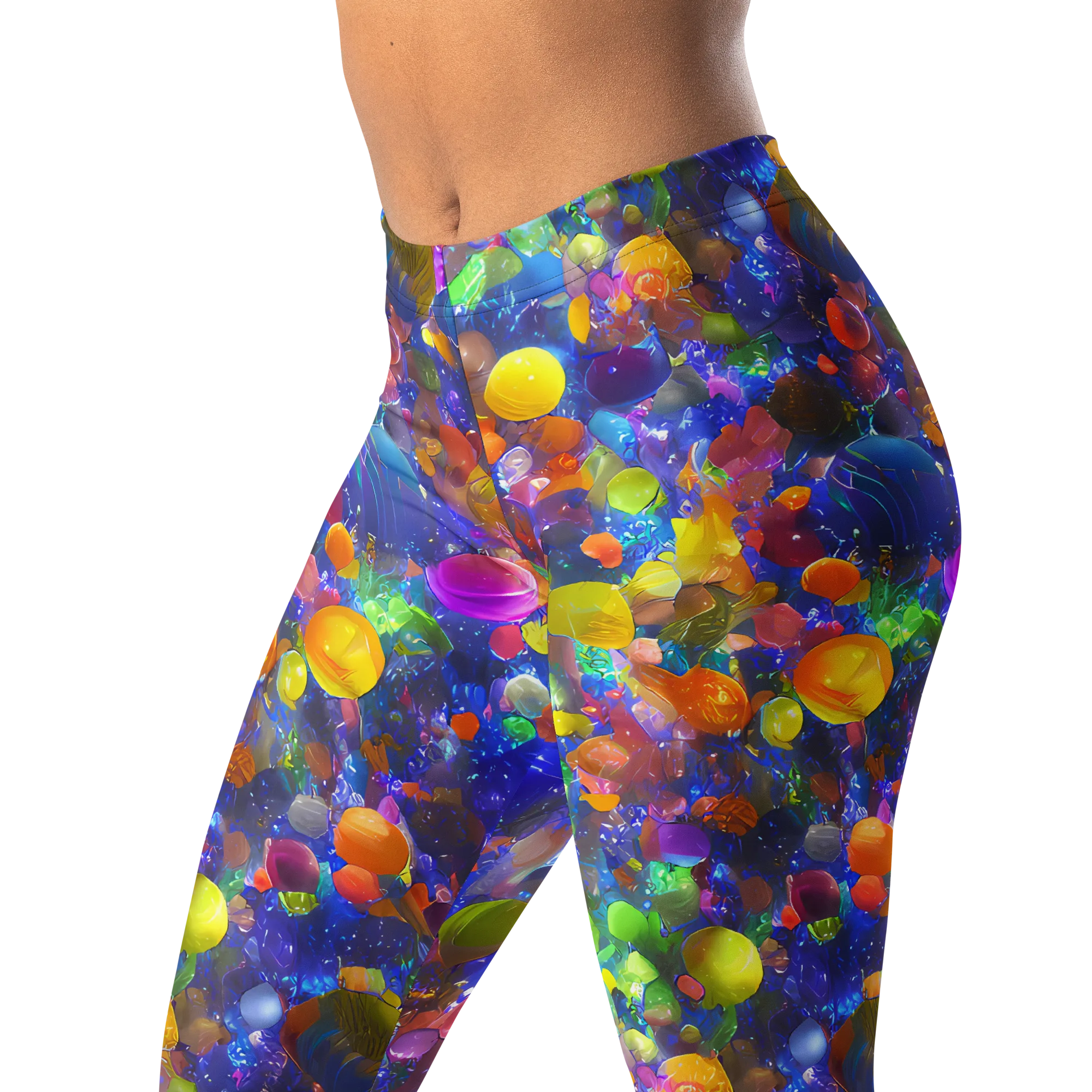 Chromatic Candy on Leggings — Left Front