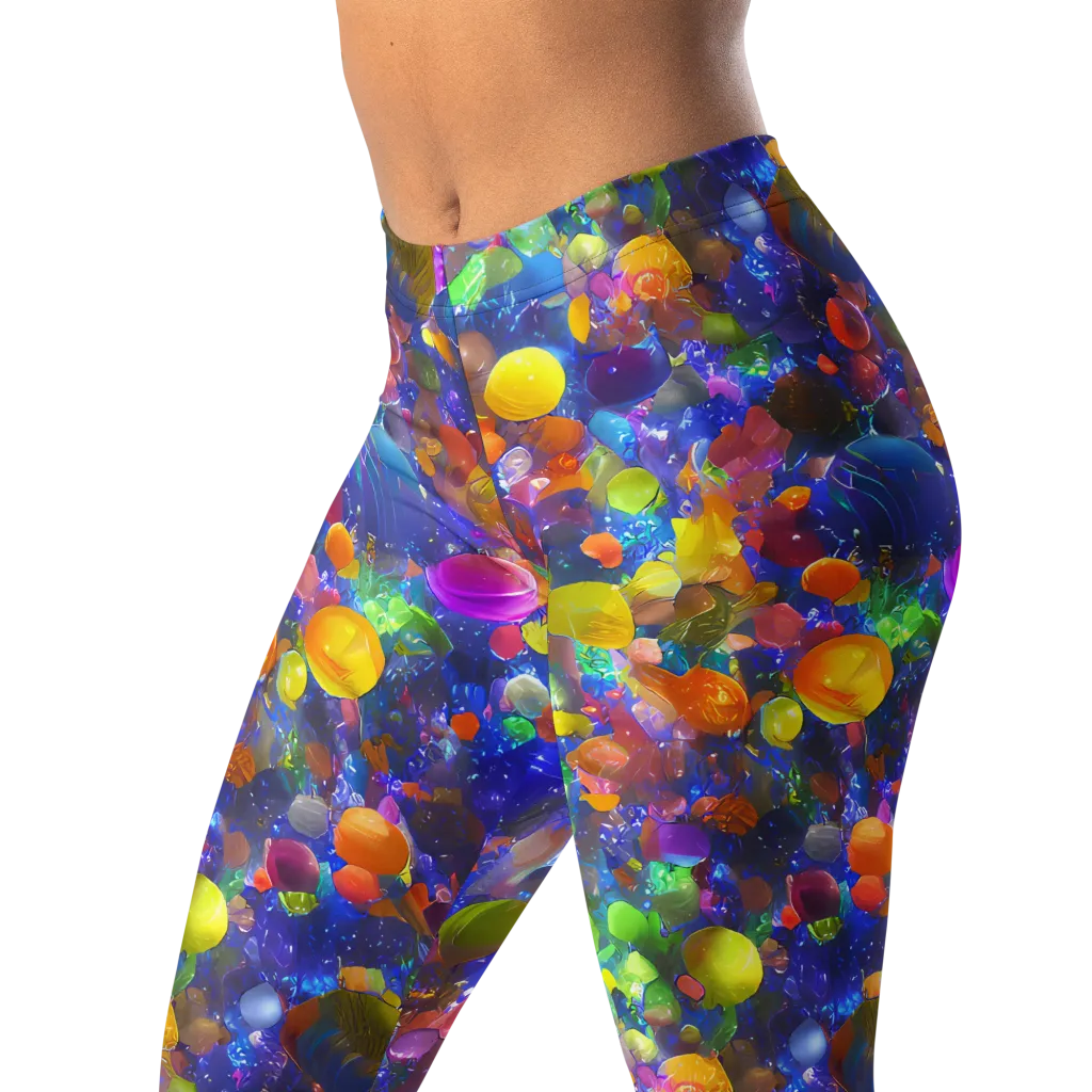 Chromatic Candy on Leggings — Left Front