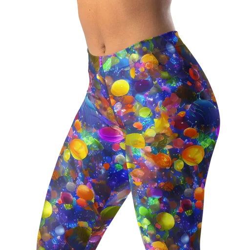 Chromatic Candy on a Leggings