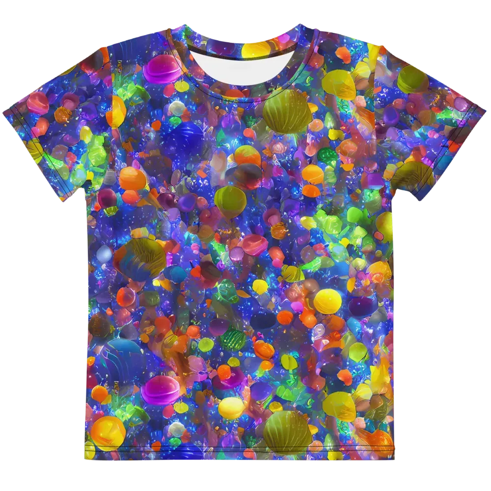 Chromatic Candy on Kids Crew Neck T-Shirt — Front