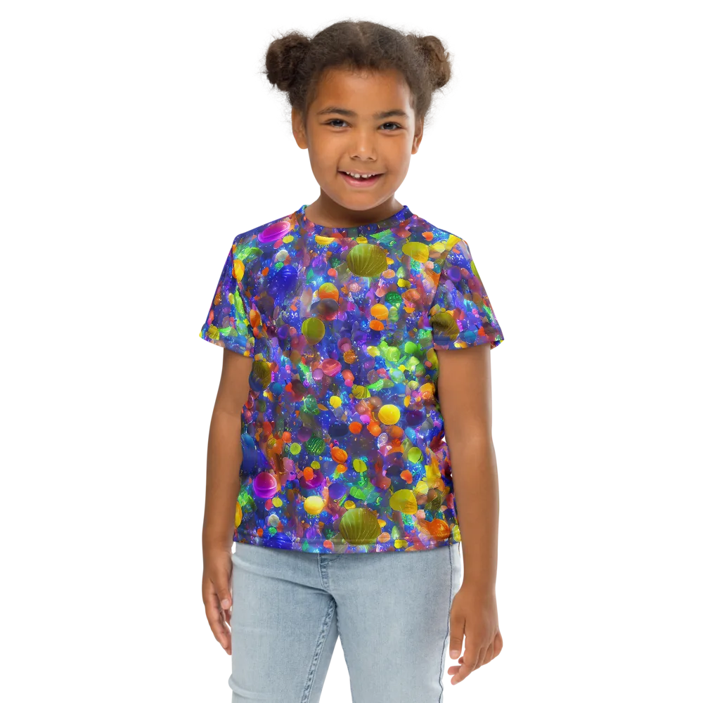 Chromatic Candy on Kids Crew Neck T-Shirt — Front