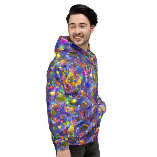 Chromatic Candy on a Hoodie