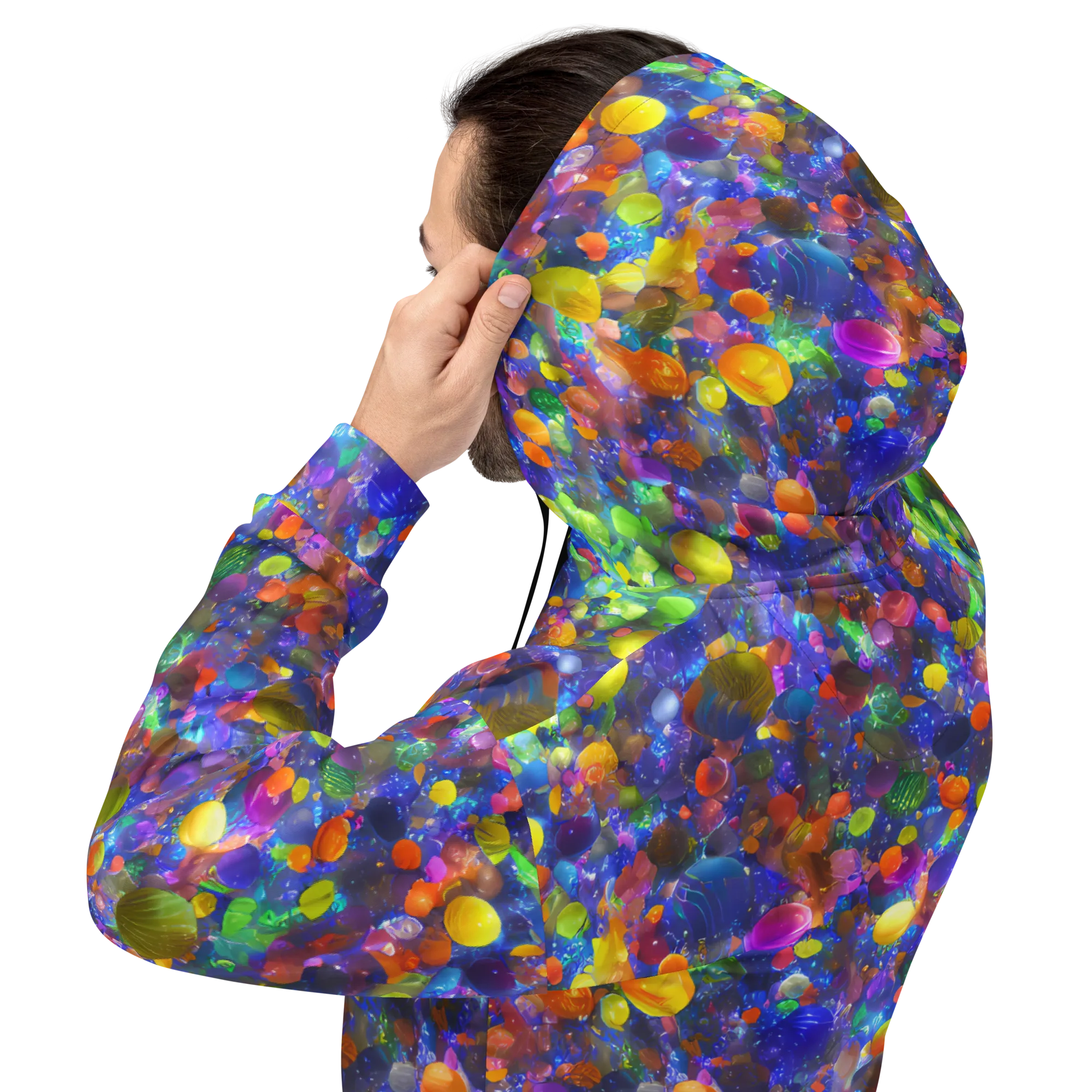 Chromatic Candy on Hoodie — Back