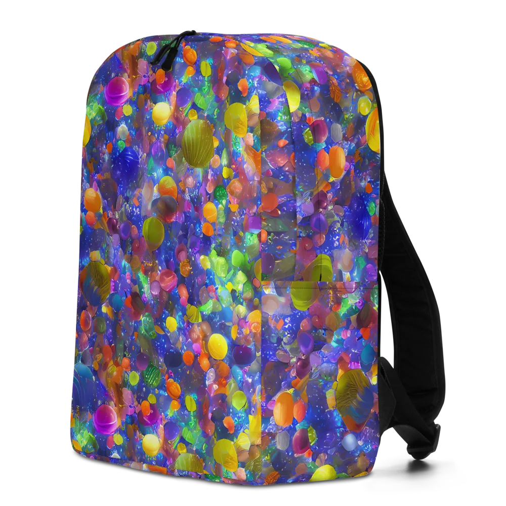 Chromatic Candy on Minimalist Backpack — Left