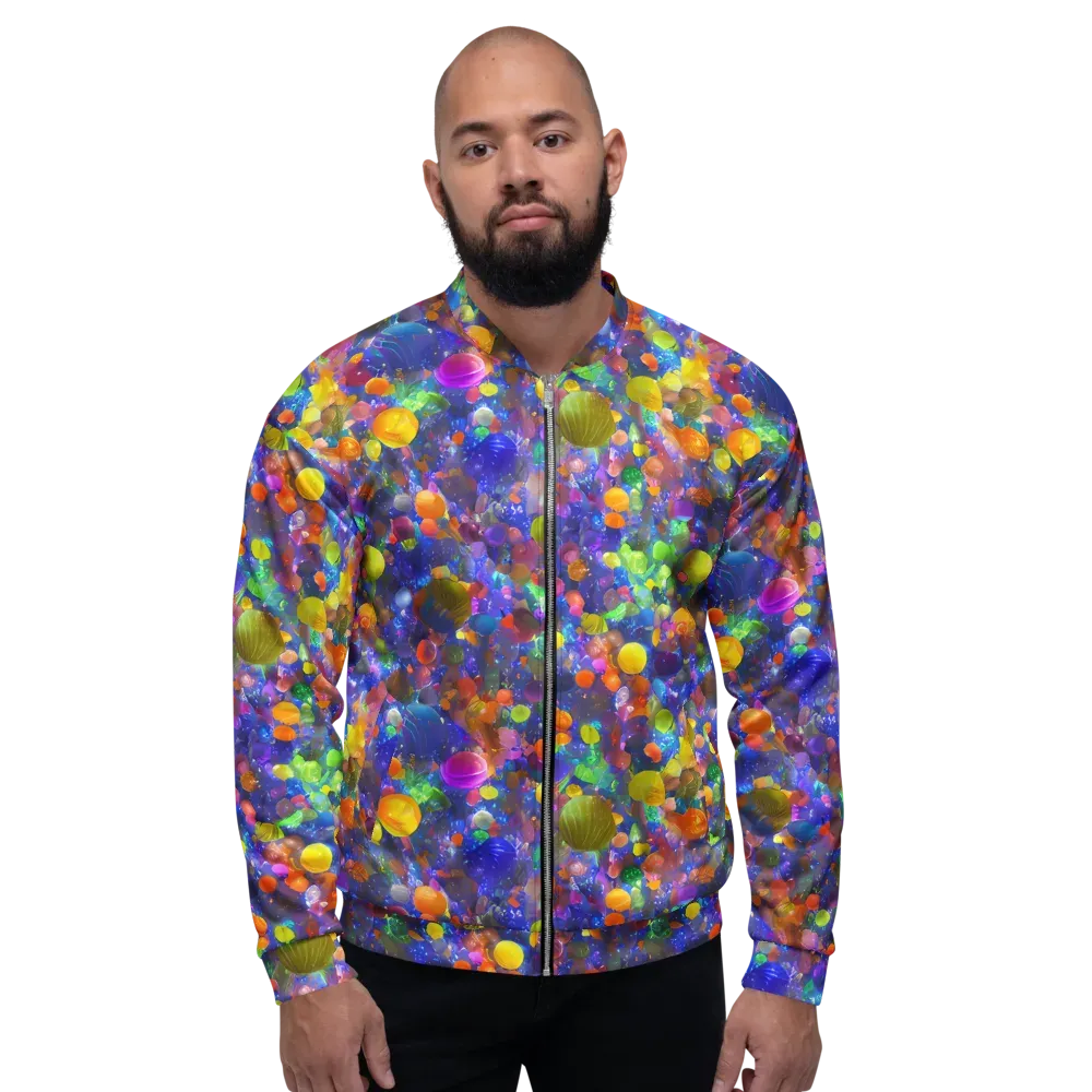 Chromatic Candy on Bomber Jacket — Front