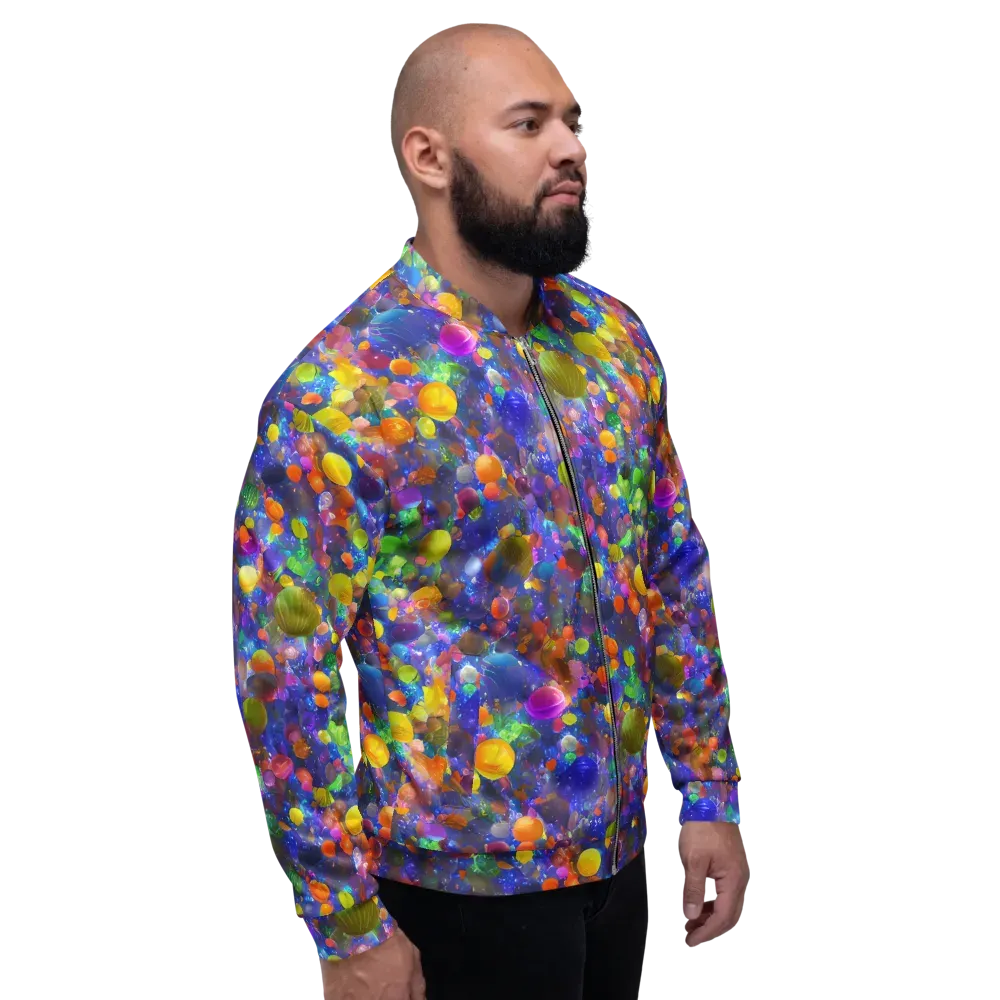 Chromatic Candy on Bomber Jacket — Right