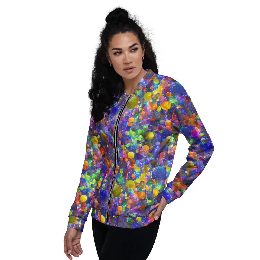 Chromatic Candy on Bomber Jacket — Left
