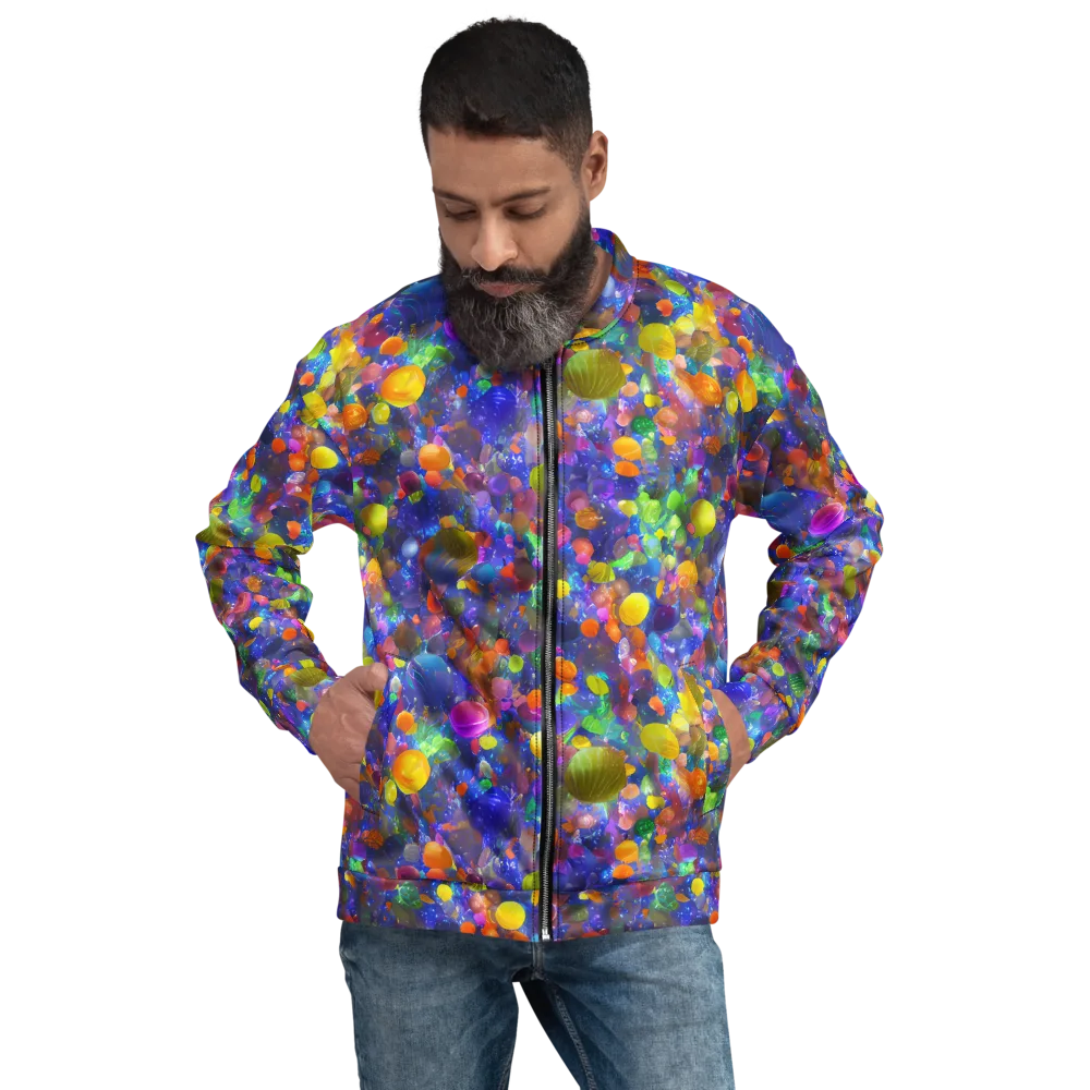 Chromatic Candy on Bomber Jacket — Front