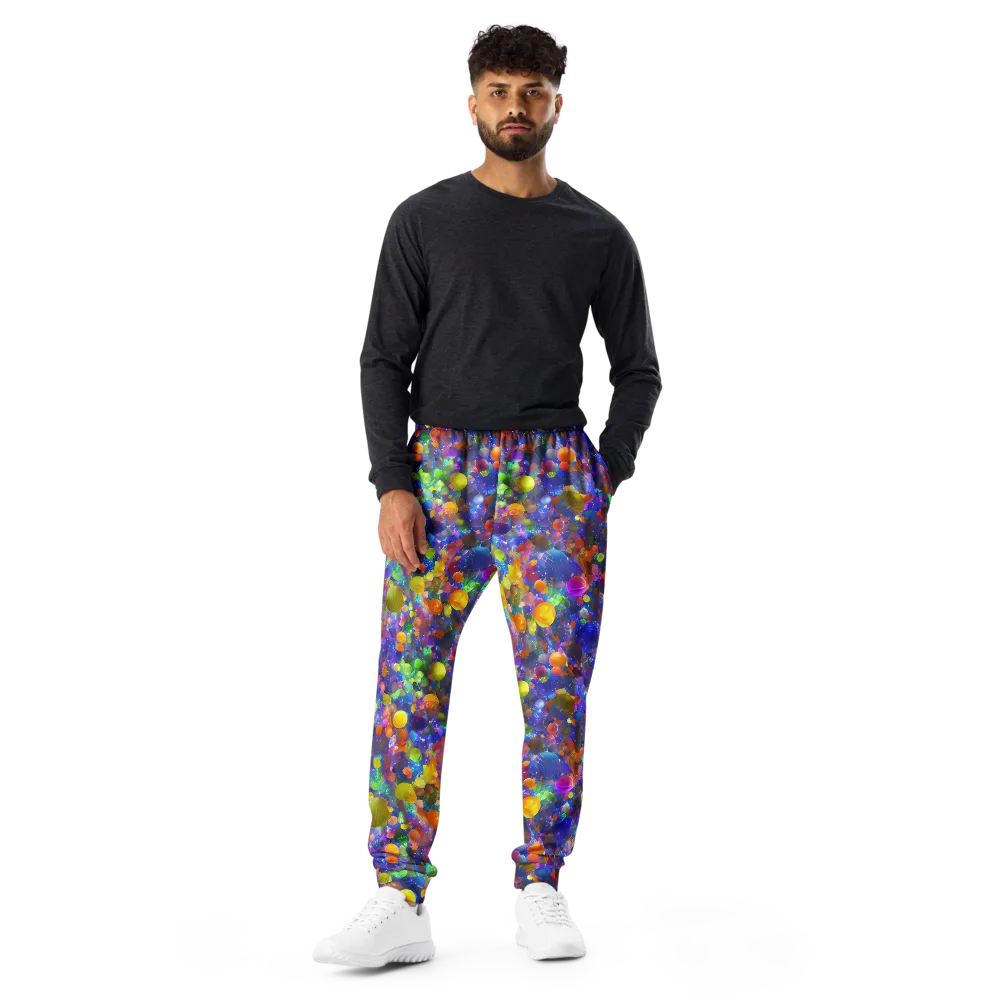Chromatic Candy on Men's Joggers — Front