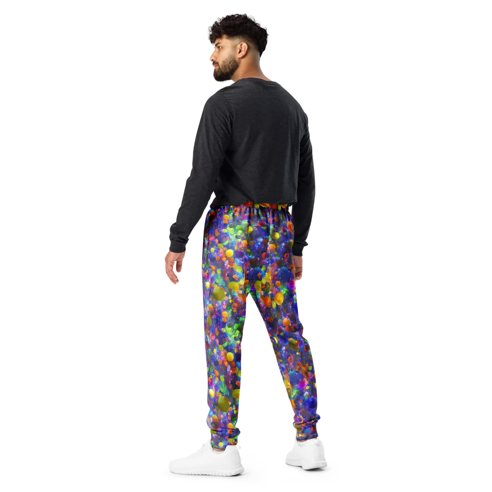 Chromatic Candy on Men's Joggers — Back