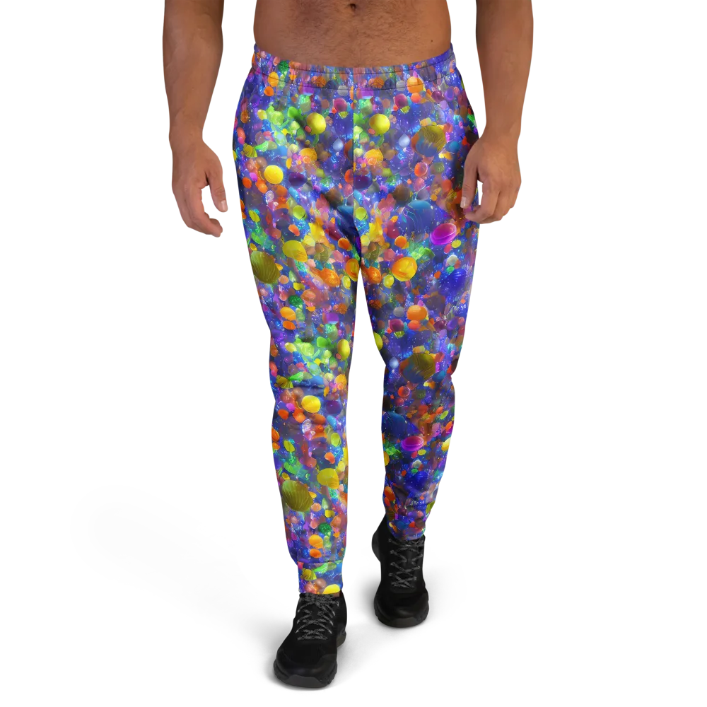 Chromatic Candy on Men's Joggers — Front