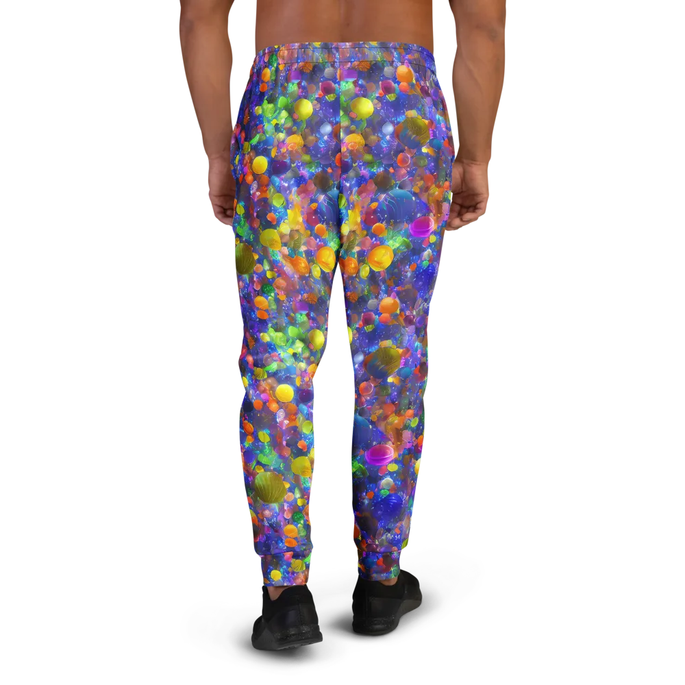 Chromatic Candy on Men's Joggers — Back