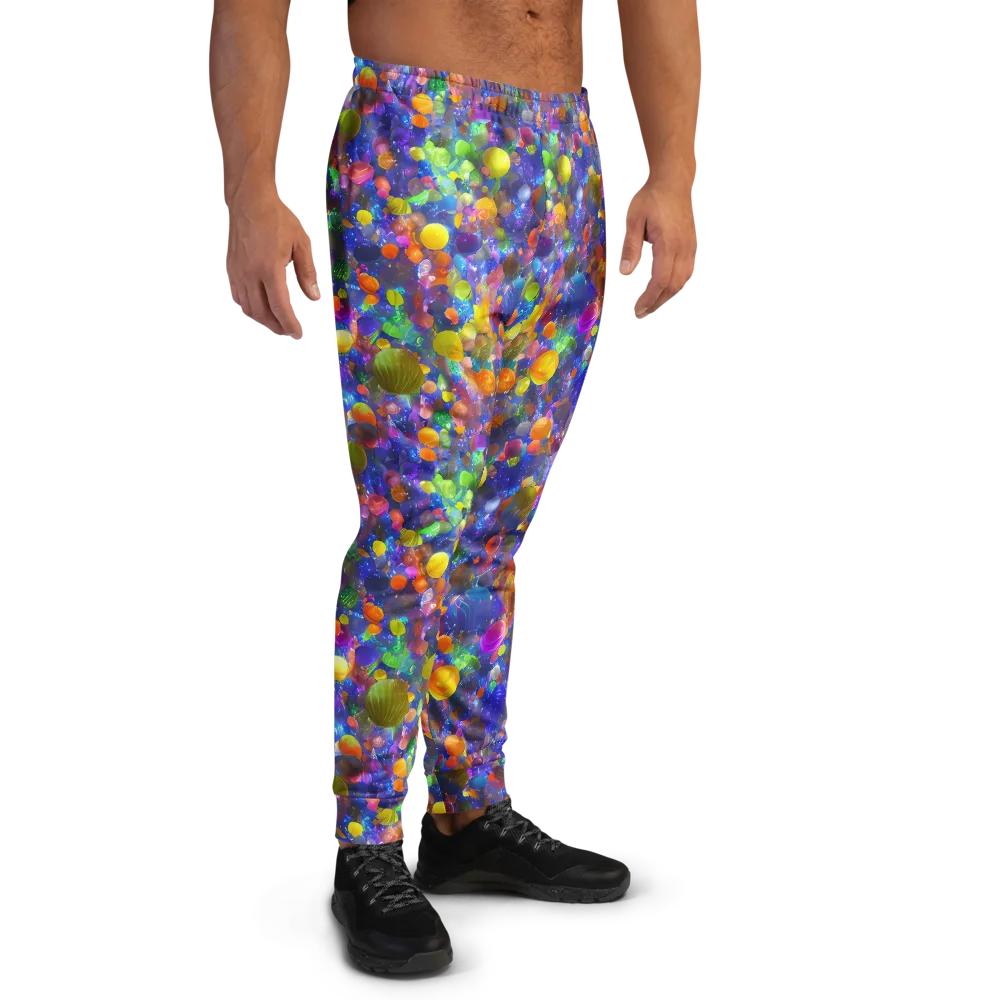 Chromatic Candy on Men's Joggers — Right