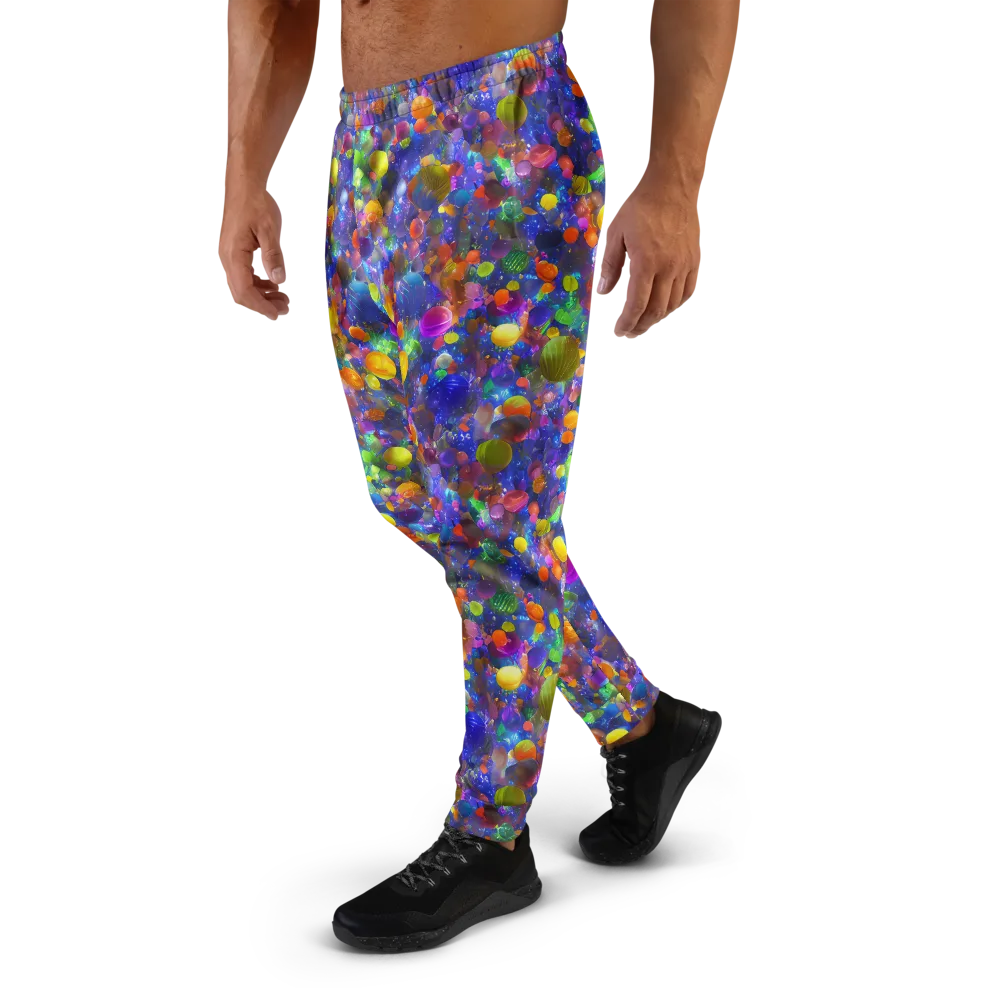 Chromatic Candy on Men's Joggers — Left