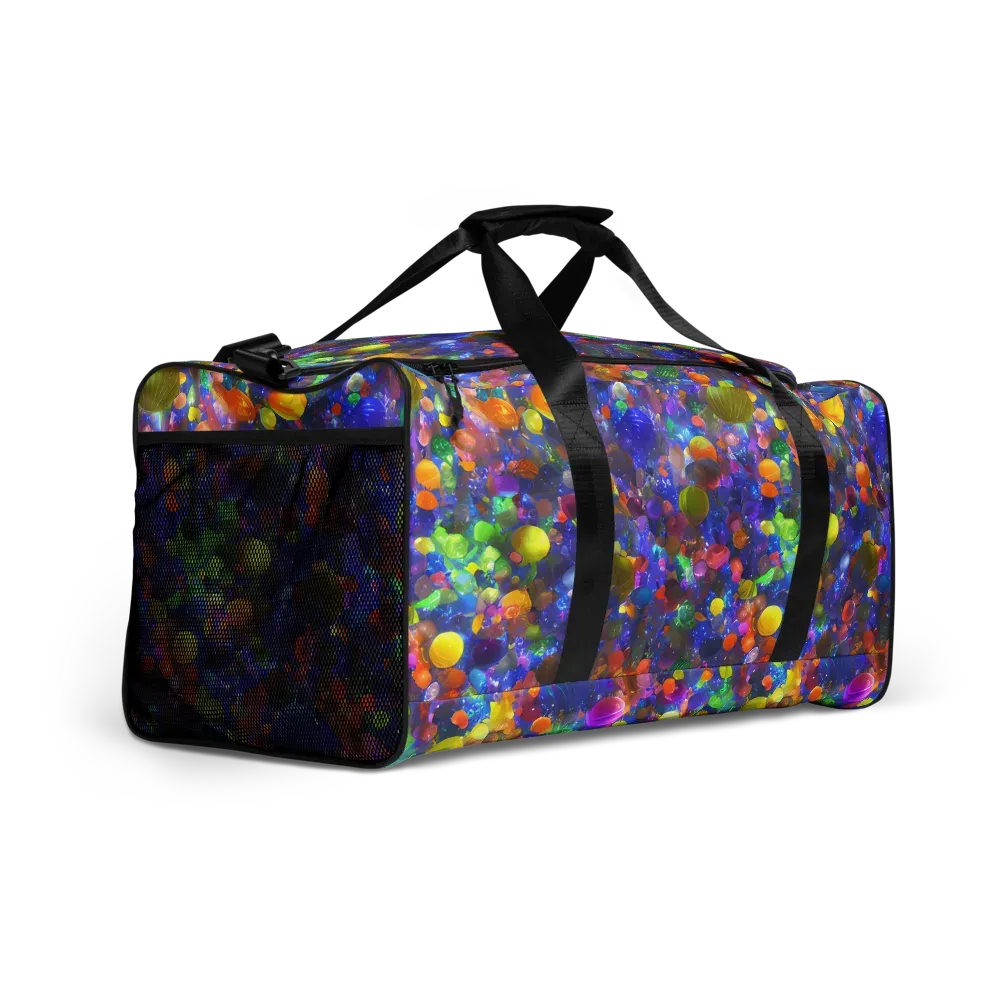 Chromatic Candy on Duffle Bag — Right Front
