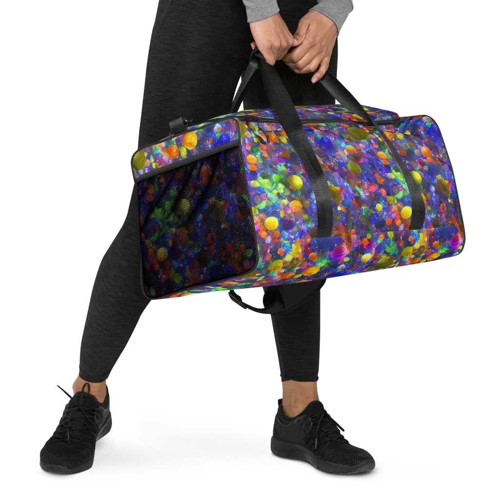 Chromatic Candy on Duffle Bag — Right Front