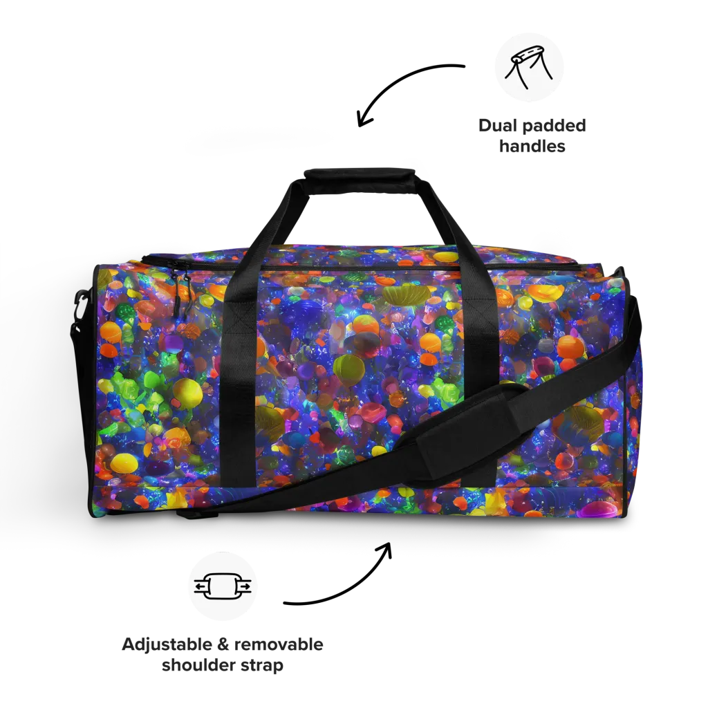 Chromatic Candy on Duffle Bag — Front
