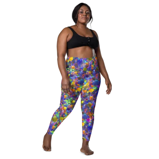 Chromatic Candy on a Leggings with Pockets