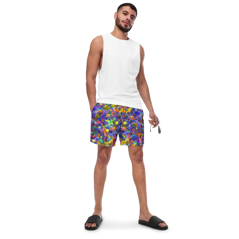 Chromatic Candy on Swim Trunks — Front