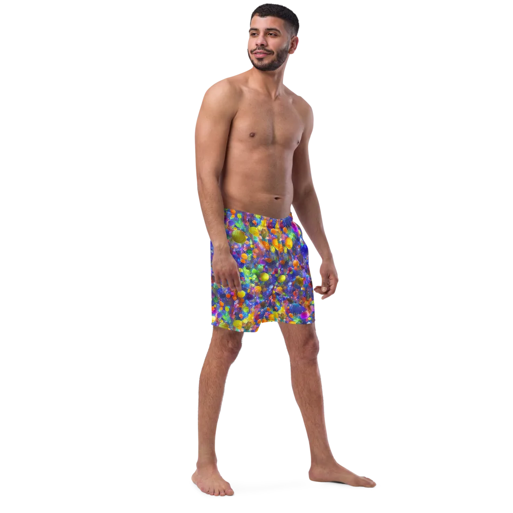 Chromatic Candy on Swim Trunks — Right Front
