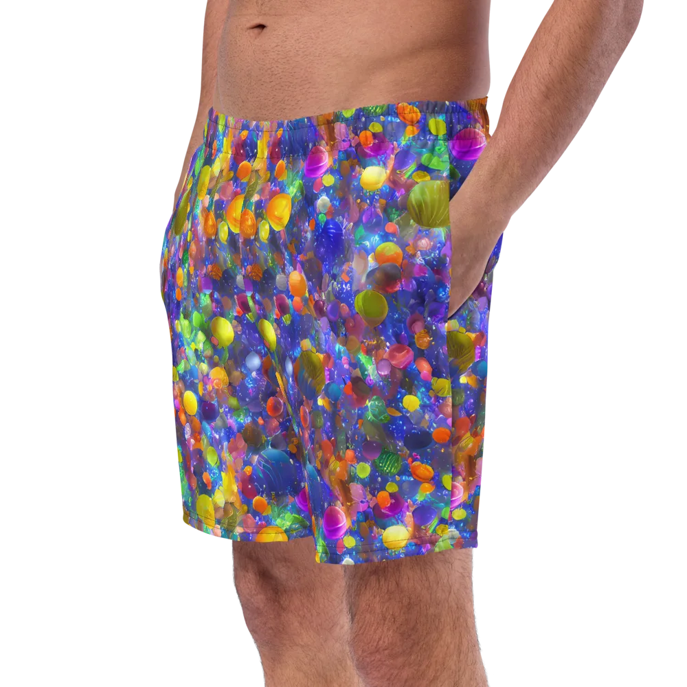 Chromatic Candy on Swim Trunks — Left Front